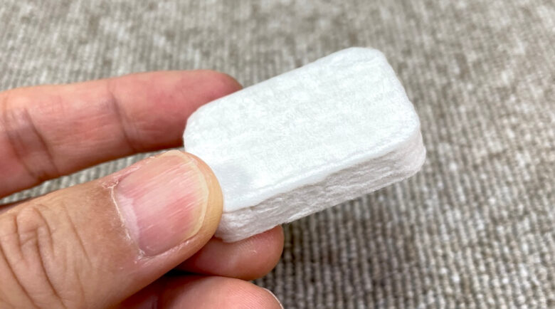 コンパクトサイズの圧縮タオル
