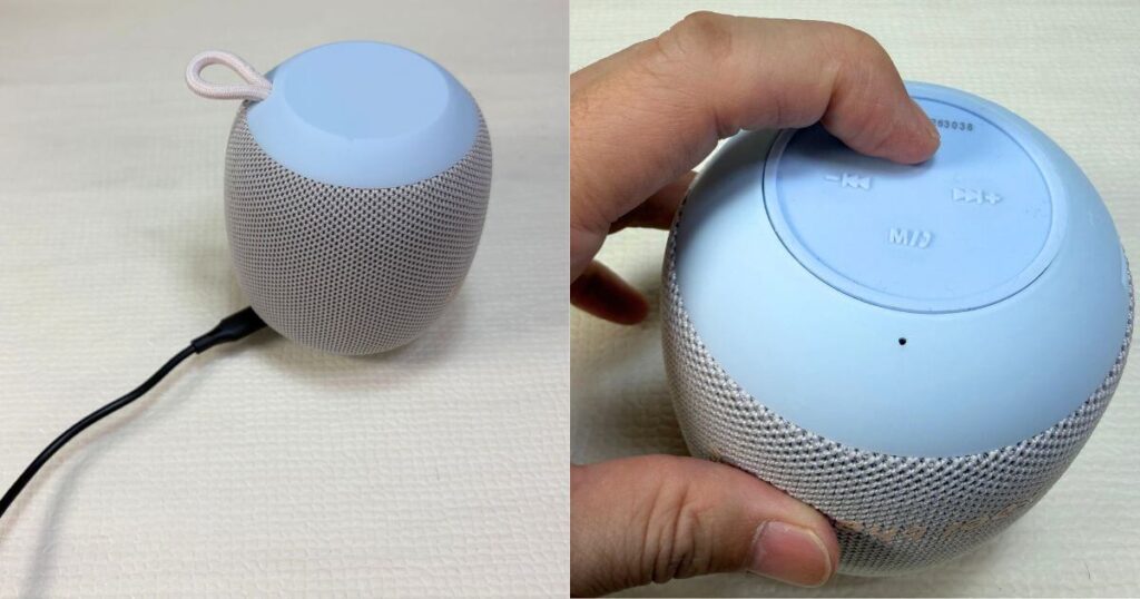 Bluetoothスピーカーを充電中に使用