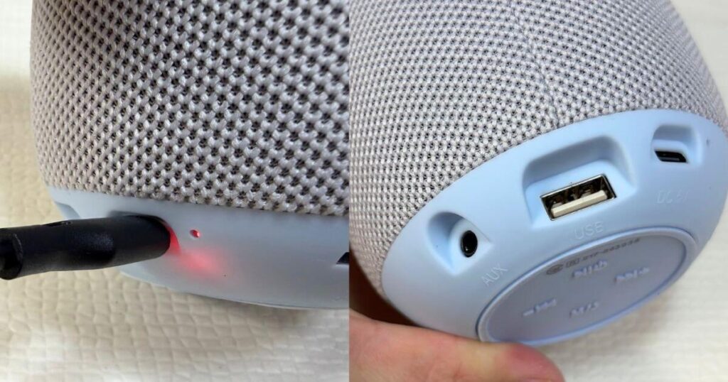 ダイソーのbluetoothの充電端子