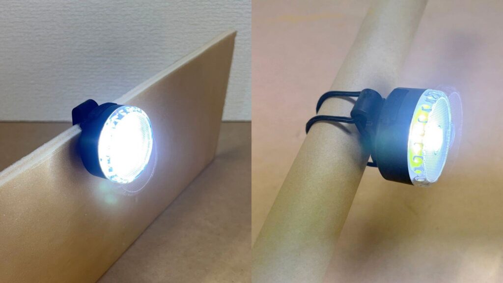 クリップとストラップで取り付けた充電式COBストラップライトプロ
